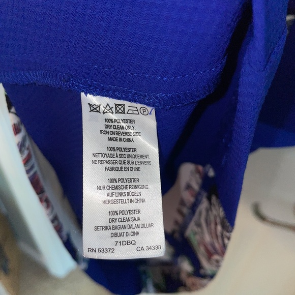 French Connection Bonita Floral Stripe Shift Dress - Picture 7 of 8